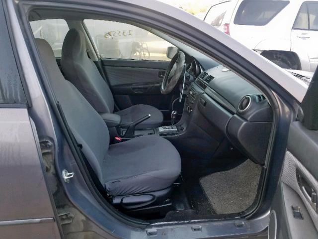 JM1BK123571679154 - 2007 MAZDA 3 S GRAY photo 5