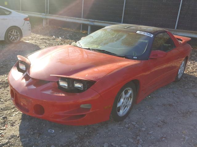 2G2FV22GXX2228019 - 1999 PONTIAC FIREBIRD F RED photo 2