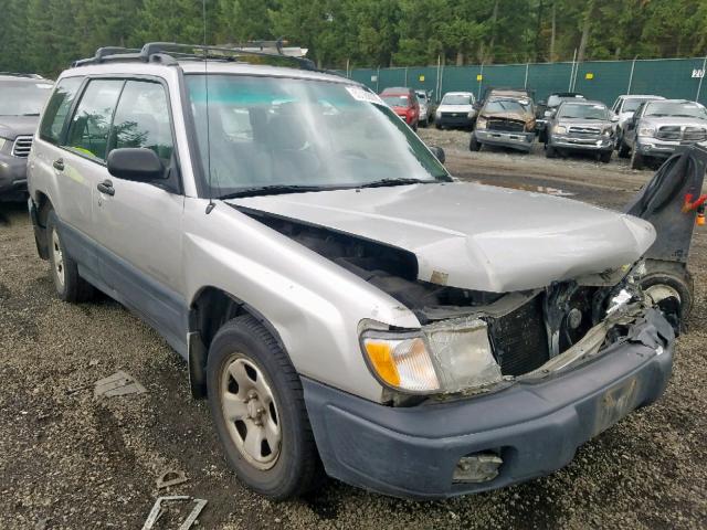 JF1SF6358YH701731 - 2000 SUBARU FORESTER L SILVER photo 1