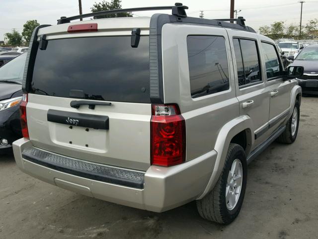 1J8HH48K47C501872 - 2007 JEEP COMMANDER SILVER photo 4