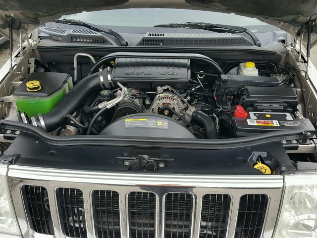 1J8HH48K47C501872 - 2007 JEEP COMMANDER SILVER photo 7