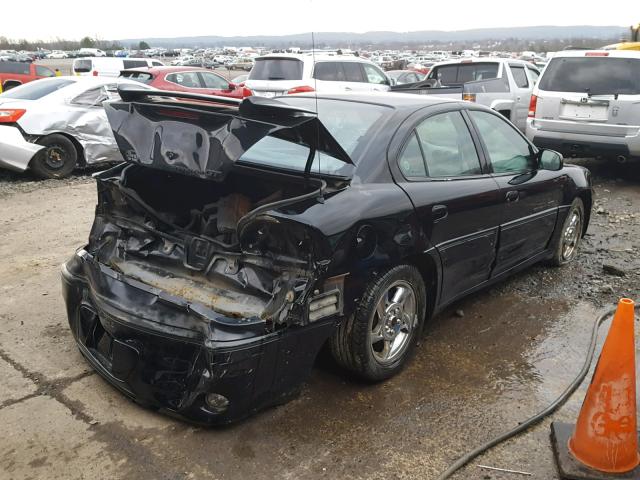 1G2NV52E72M594017 - 2002 PONTIAC GRAND AM G BLACK photo 4