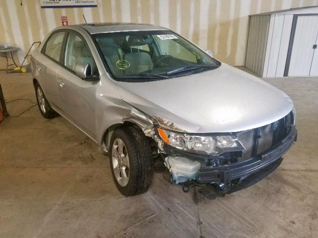 KNAFU4A29A5296336 - 2010 KIA FORTE EX SILVER photo 1