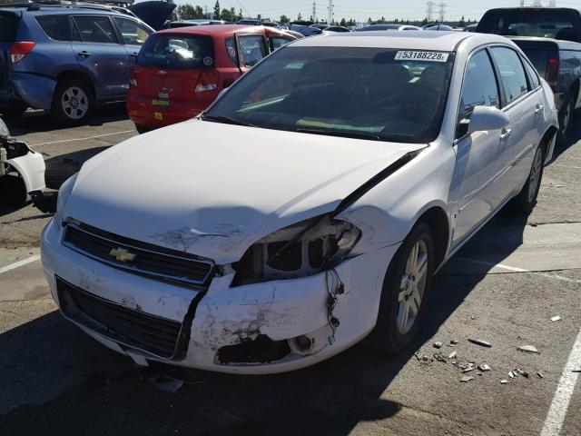 2G1WU58R379246919 - 2007 CHEVROLET IMPALA LTZ WHITE photo 2