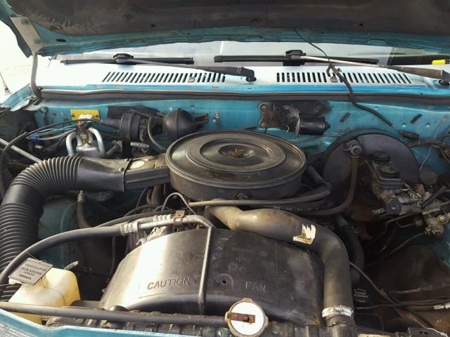 1B7GG23X3SW913589 - 1995 DODGE DAKOTA BLUE photo 7