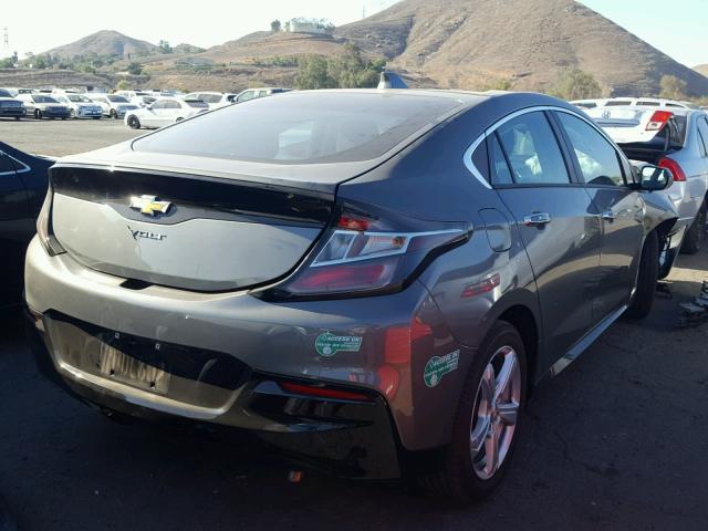 1G1RC6S50HU141786 - 2017 CHEVROLET VOLT LT GRAY photo 4