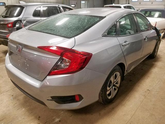 19XFC2F58GE008364 - 2016 HONDA CIVIC LX SILVER photo 4