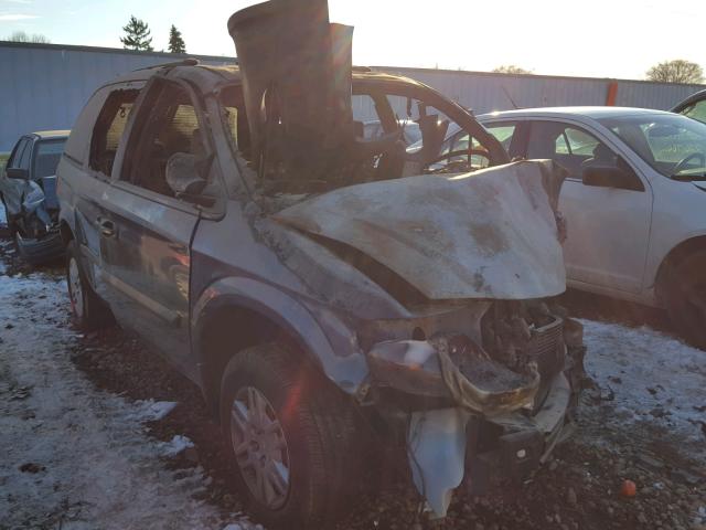 1D4GP25R45B326959 - 2005 DODGE CARAVAN SE BURN photo 1