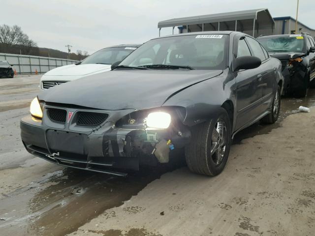 1G2NG52E73C228401 - 2003 PONTIAC GRAND AM S CHARCOAL photo 2