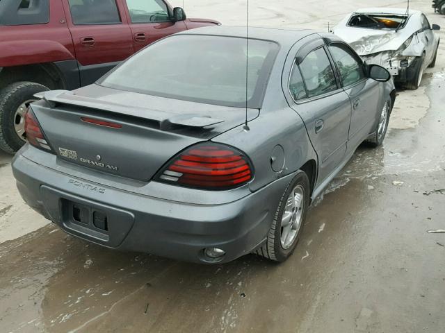 1G2NG52E73C228401 - 2003 PONTIAC GRAND AM S CHARCOAL photo 4