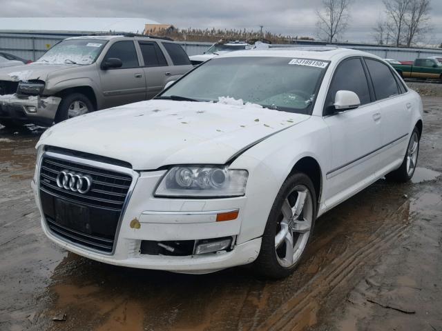 WAUMV94E58N007082 - 2008 AUDI A8 L QUATT WHITE photo 2