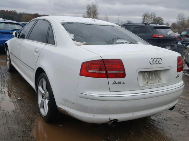 WAUMV94E58N007082 - 2008 AUDI A8 L QUATT WHITE photo 3