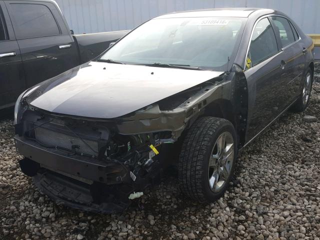 1G1ZC5EB9AF244520 - 2010 CHEVROLET MALIBU 1LT GRAY photo 2