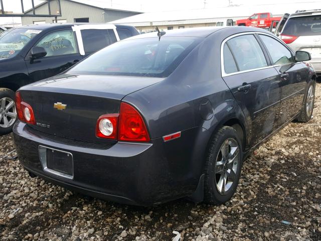 1G1ZC5EB9AF244520 - 2010 CHEVROLET MALIBU 1LT GRAY photo 4