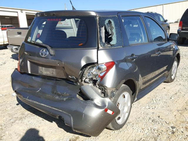 JTKKT604950122278 - 2005 TOYOTA SCION XA GRAY photo 4