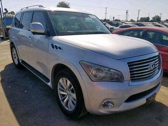 JN8AZ2NC6B9300170 - 2011 INFINITI QX56 SILVER photo 1