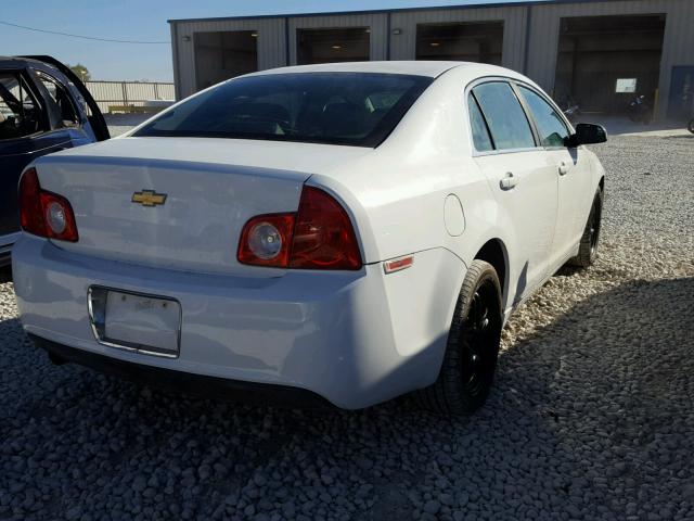 1G1ZH57B294100927 - 2009 CHEVROLET MALIBU 1LT WHITE photo 4