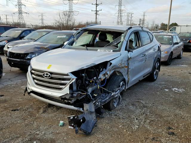 KM8J3CA21HU295705 - 2017 HYUNDAI TUCSON LIM WHITE photo 2