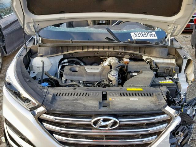 KM8J3CA21HU295705 - 2017 HYUNDAI TUCSON LIM WHITE photo 7