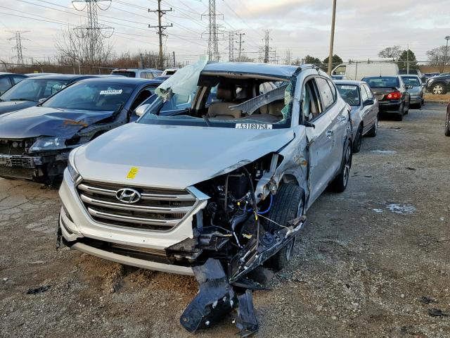 KM8J3CA21HU295705 - 2017 HYUNDAI TUCSON LIM WHITE photo 9