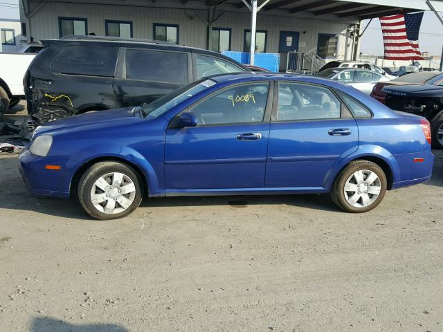 KL5JD56Z86K318656 - 2006 SUZUKI FORENZA BLUE photo 9