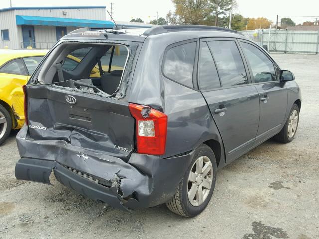 KNAFG526287176889 - 2008 KIA RONDO LX BLUE photo 4