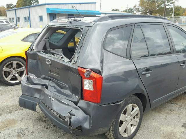 KNAFG526287176889 - 2008 KIA RONDO LX BLUE photo 9