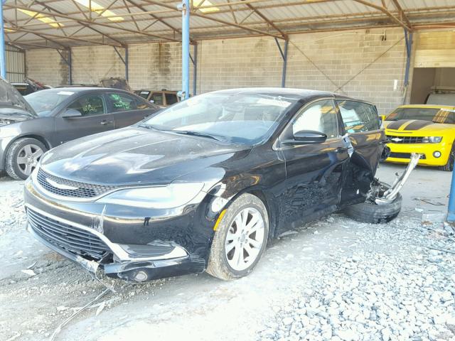 1C3CCCAB6FN622916 - 2015 CHRYSLER 200 LIMITE BLACK photo 2