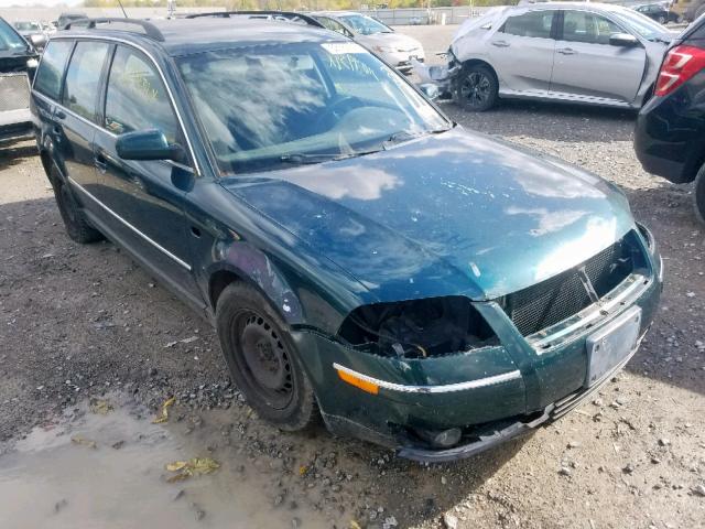 WVWVD63B72E055884 - 2002 VOLKSWAGEN PASSAT GLS GREEN photo 1