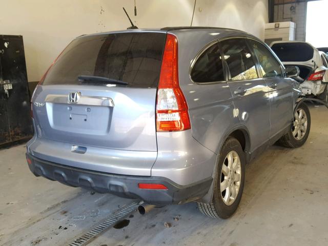 JHLRE48737C117987 - 2007 HONDA CR-V EXL GRAY photo 4