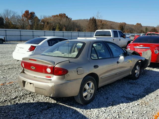 1G1JF54F347255889 - 2004 CHEVROLET CAVALIER L GRAY photo 4