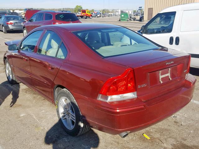 YV1RS592452484733 - 2005 VOLVO S60 2.5T RED photo 3