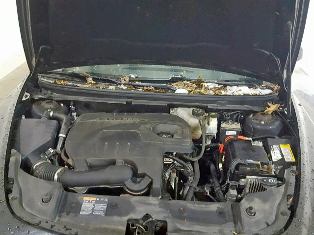 1G1ZC5E09CF156116 - 2012 CHEVROLET MALIBU 1LT CHARCOAL photo 7