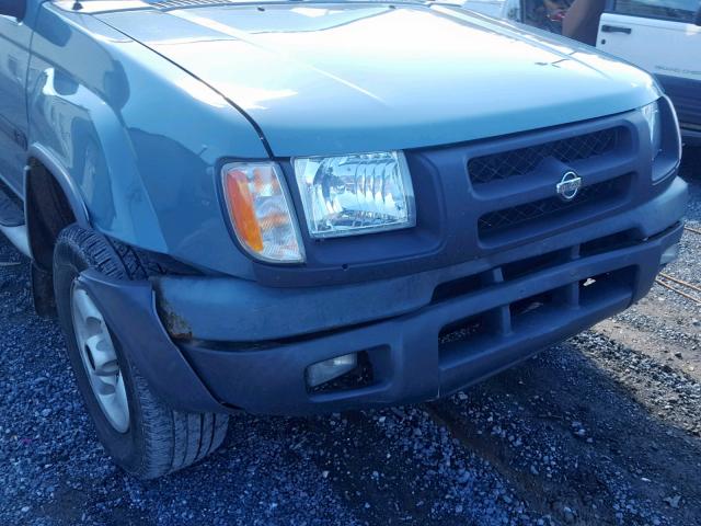 5N1ED28Y01C584136 - 2001 NISSAN XTERRA XE BLUE photo 9