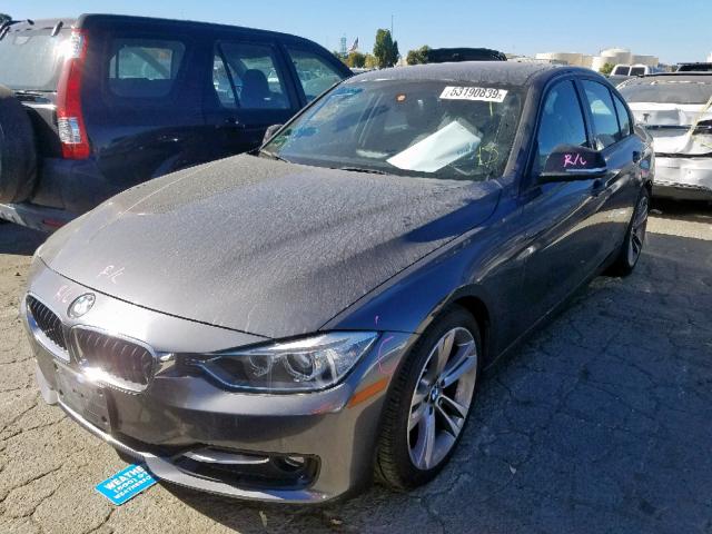 WBA3D3C57EK153543 - 2014 BMW 328 D GRAY photo 2