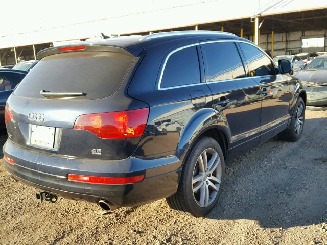 WA1BV74L18D061931 - 2008 AUDI Q7 4.2 QUA BLUE photo 4