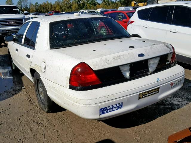 2FAHP71V39X124351 - 2009 FORD CROWN VICT WHITE photo 3