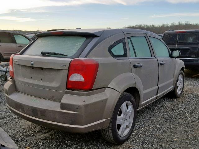 1B3HB48B68D674685 - 2008 DODGE CALIBER SX GOLD photo 4