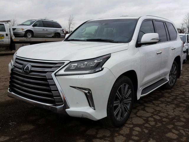 JTJHY7AX1H4237095 - 2017 LEXUS LX 570 WHITE photo 2