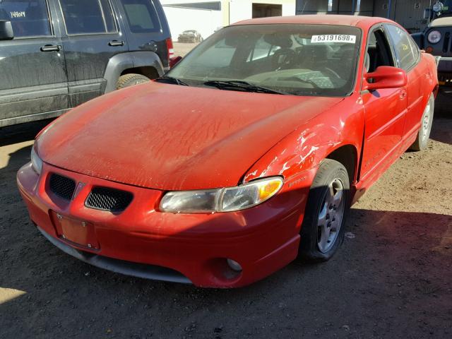 1G2WP52K3VF201031 - 1997 PONTIAC GRAND PRIX Қызыл фото 2