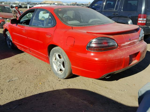1G2WP52K3VF201031 - 1997 PONTIAC GRAND PRIX Қызыл фото 3