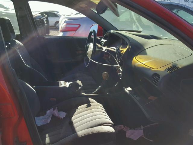 1G2WP52K3VF201031 - 1997 PONTIAC GRAND PRIX Қызыл фото 5