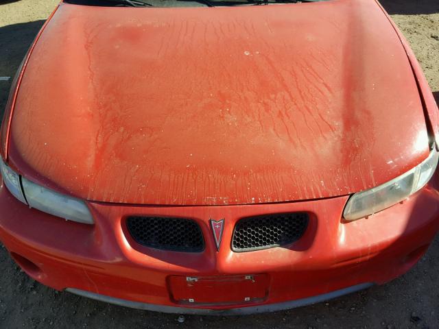 1G2WP52K3VF201031 - 1997 PONTIAC GRAND PRIX Қызыл фото 7