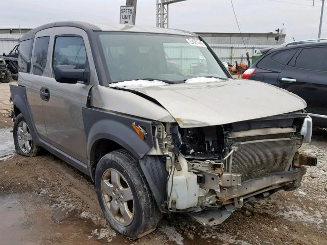 5J6YH28604L034261 - 2004 HONDA ELEMENT EX BEIGE photo 1