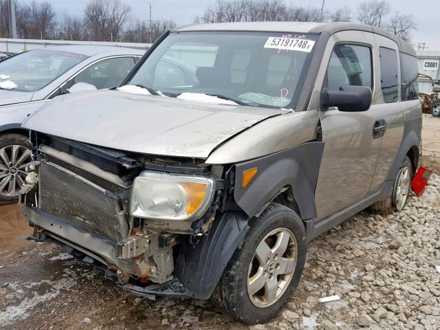 5J6YH28604L034261 - 2004 HONDA ELEMENT EX BEIGE photo 2