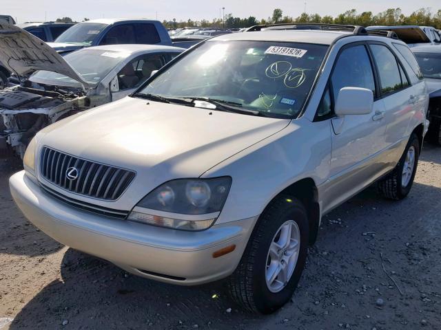 JT6GF10U3Y0064767 - 2000 LEXUS RX 300 CREAM photo 2