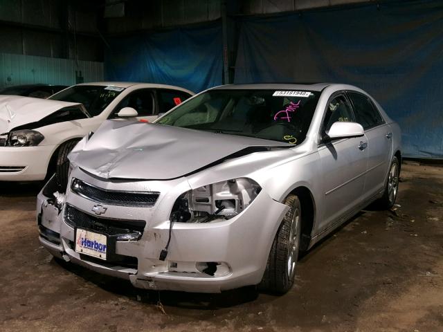 1G1ZD5EU6CF128659 - 2012 CHEVROLET MALIBU 2LT SILVER photo 2