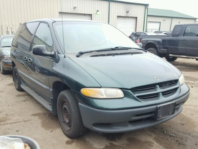 1B4GP45G6XB905801 - 1999 DODGE CARAVAN SE GREEN photo 1