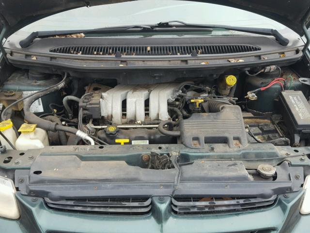 1B4GP45G6XB905801 - 1999 DODGE CARAVAN SE GREEN photo 7