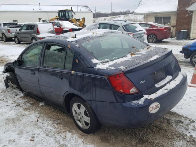 1G8AJ55F07Z134518 - 2007 SATURN ION LEVEL BLUE photo 3